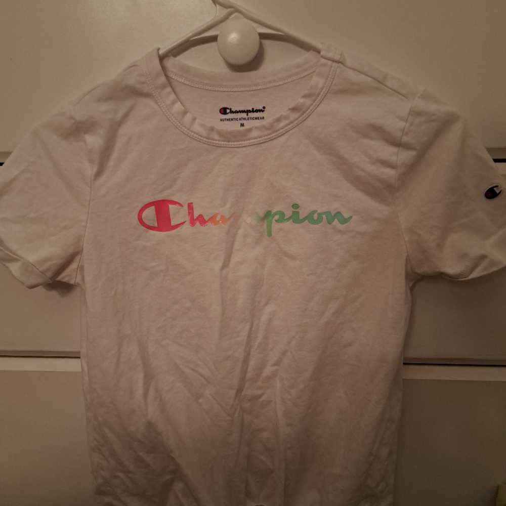 White rainbow shirt cute for girl